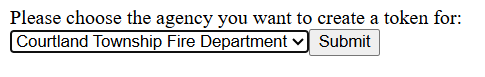 Active911 agency selection